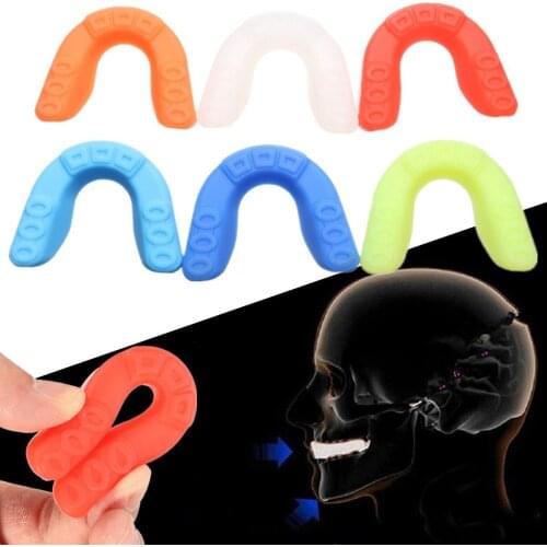 200Pcs/Lot Silicone Mouth Guard Gum Shield Gumshield Teeth Protector For All Sports MMA Boxing Basketball