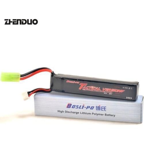 ZHENDUO Osli-po Lipo Battery with Tamiya Plug for Alpha King, Hk416d