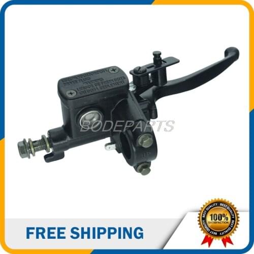 Black Universal 7/8" 22mm Motorcycle Front Right Brake Master Cylinder Lever Pump For ATV Quad Bike Free Shipping