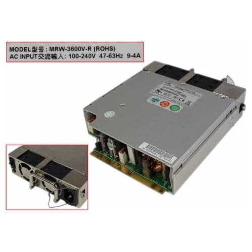 EMACS Zippy MRW-3600V-R B012860012 Server Power Supply 600W