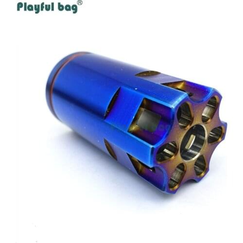Playful bag Colorful CS cap 14MM reverse thread gel ball blaster parts Decorative CS sport accessory DIY toys equipment AQA76
