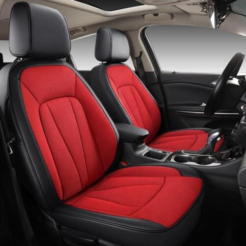 Custom car seat cover set leather for Mercedes Benz SLK 200 230 320 350 280 V Class 200 220 250 car accessories cover sticker
