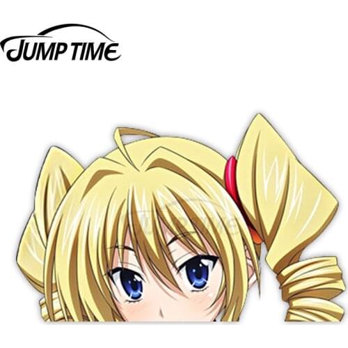 Jump Time Anime High School DxD Ravel Phenex 6 8.2 Bumper Window Helmet Vinyl Decal Peeker Car Stickers