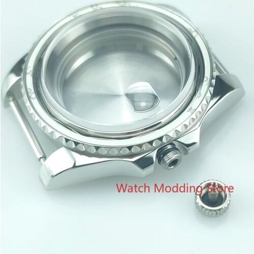 NEW Arrival 10ATM WR 40mm Sapphire Crystal Watch Case Mod Set For ETA2836 DG2813 Miyota8215 Movement Yacht Master Style Watch