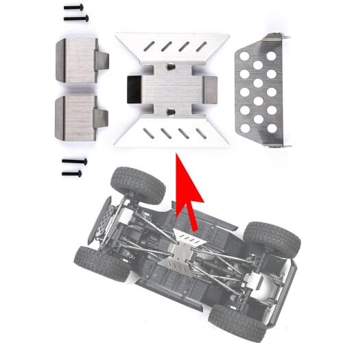 AXIAL SCX10 III Three-generation Chassis Armor Metal Shield for RC Car AXIAL SCX10 III AXI03007 Chassis Armor