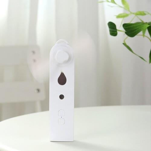 Portable Handheld Water Spray Cooling Fan USB Rechargeable Lightweight Mini Nano Mist Facial Humidifier Cooler Fan