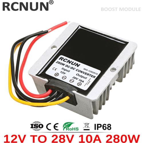 12V DC to 28V DC Boost Converter 12V-28V 5A 8A 10A Step-up Voltage Regulator 12 Volt to 28 Volt Cars Vehicles Power Supply