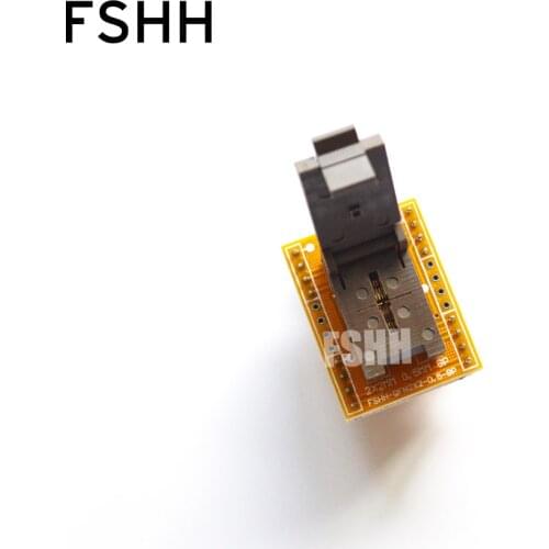 QFN8 to DIP8 Programmer Adapter WSON8 DFN8 MLF8 to DIP8 socket Pitch=0.5mm Size=2x2mm