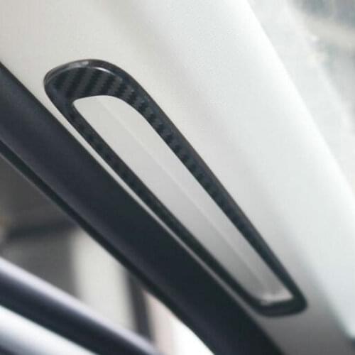 SBTMY 2PCS/SET Front A-pillar air outlet stainless steel decorative frame for Mazda 3 Axela 2020