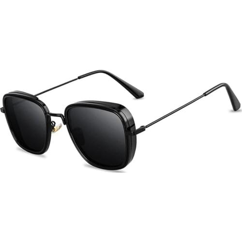 Brand Design Steam Punk Men Sunglasses Gafas De Sol Fashion Male Driving Metal Sun Glasses Fishing Travel Eyewear