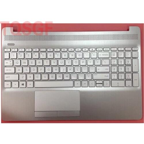 Brand new original Top Cover Upper Case for HP 15S DU DY DW TPN-C139 L52023-001 Silver