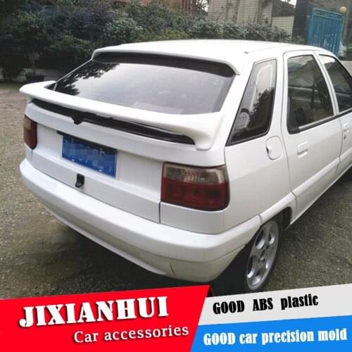 For Citroen ZX Spoiler 2000-2006 Citroen ZX Spoiler FUKANG ABS plastic Material Car Rear Wing Color Rear Spoiler