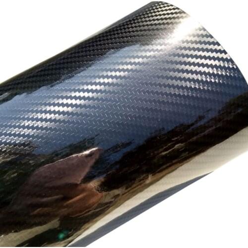 Super Gloss 5D Carbon Fiber Vinyl Wrap For Car Vinyl Film Vehicle Decal Laptop Skin Phone Cover Motorcycle