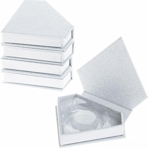 30pcs whole sale false eyelash packaging box custom your own logo fake 3d mink lashes box faux cils magnetic glitter case empty