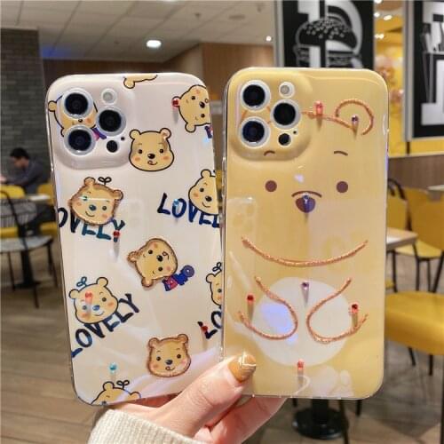 2021 Disney Mickey Minnie for iPhone 7 plus xr xs max 11/12pro max 12mini kawayi couple phone case