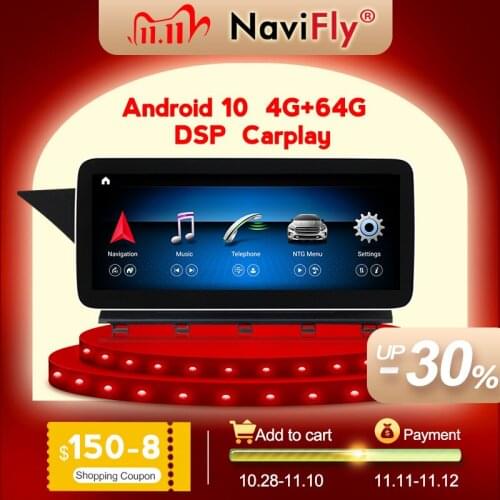 2020 New! Carplay Anti-glare screen Android 10 Car Multimedia Player gps for Mercedes Benz GLK Class X204 2008-2015 NTG 4.0/4.5