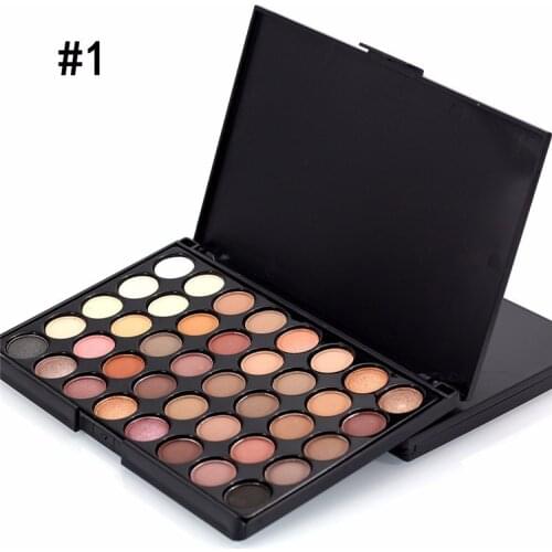 40 Color Eyeshadow Palette Makeup Brush Set Eye Shadow Glitter Stickers Cosmetics 28 Color Pigment Eyeshadow Pallete Wholesale