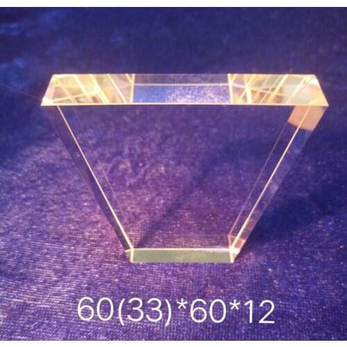 60(33)*60*12 MM photon hair removal instrument light guide crystal, E light hair removal beauty instrument light guide crystal