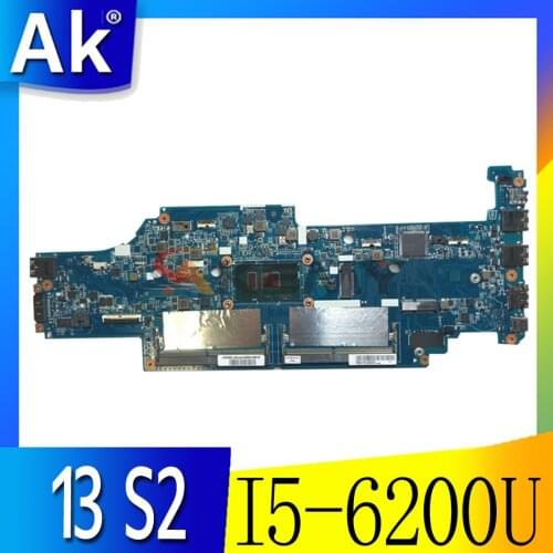 Akemy DA0PS8MB8G0 DA0PS9MB8E0 For Lenovo ThinkPad 13 S2 Notebook Motherboard FRU 01AY546 01AV597 CPU I5 6200U DDR4 100% Test Ok