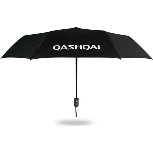 Car Fully Automatic Folding Umbrella For Nissan Qashqai J10 J11 Auto Shape Business Sun Rain Outdoor Beach Umbrella Accessories