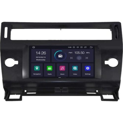 Android 10 Car DVD Player For Citroen C4 Quatre Triumph GPS Navigation Audio Wifi Multimedia Stereo 2 Din Car Radio
