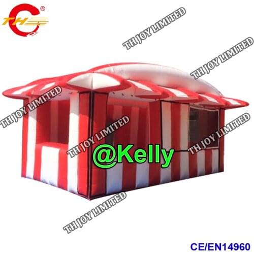 Free shipping big Inflatable snack booth for carnival party, color inflatable treat inflatable Popcorn Cotton Candy treat shop