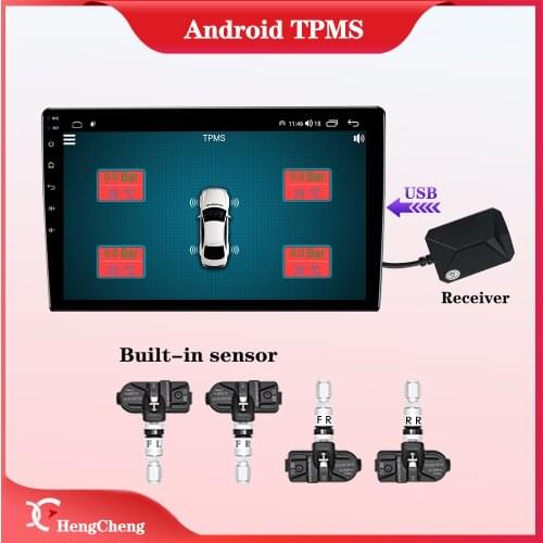 HengCheng TPMS Car Auto Wireless Tire Pressure Monitoring System for car dvd player navigation