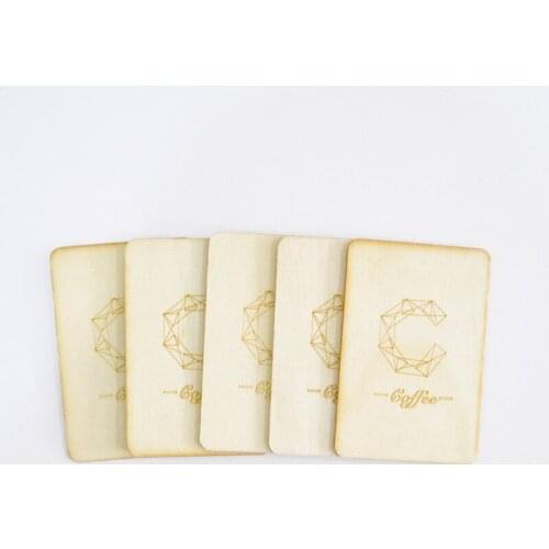 Hobby Craft Starry Star Coffee Wooden Shape Vintage Scrapbooking Embellishment DIY Wood Stick Craft Home Decoration Accessories