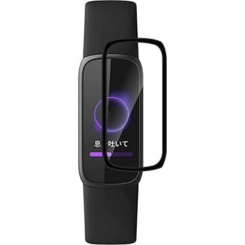 3D Curved Soft Clear Protective Film Smartband Cover For Fitbit Luxe Band Smart Bracelet Wristband Screen Protector Accessories