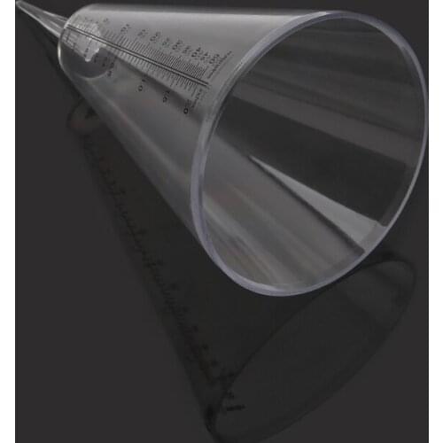 Conical Rain Gauge Plastic Clear Outdoor Home Garden DIY Craft Tool Professional