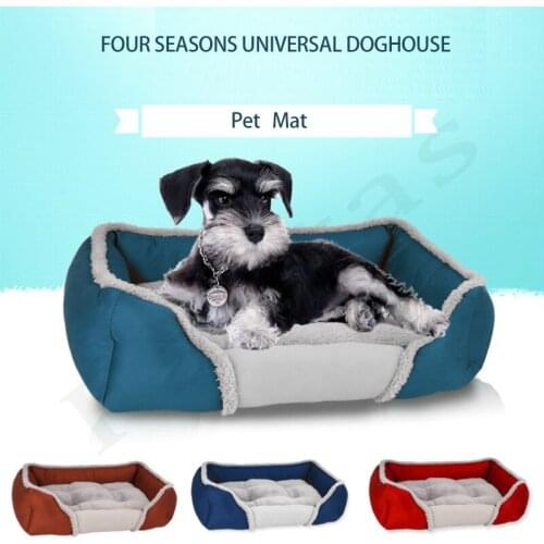 Teddy Creative Cat Dog House Autumn Winter Warm Dog Beds For Small Medium Dogs Pet House Mat Breathable Dog Accessories