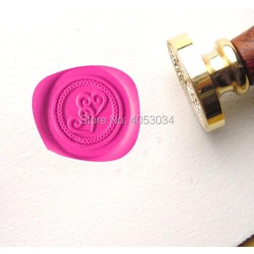 LOVE HEARTS Envelope Invite Card Wedding Wedding Wax Seal Stamp Kit Wedding Invitation Seals