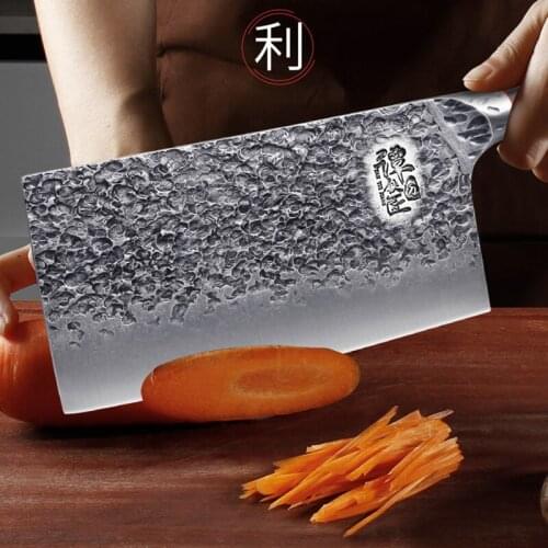 Tang Knife kitchen knives sharp slicing knife kitchen knife household meat slices chopping knife chef special knives 9CR17MOV