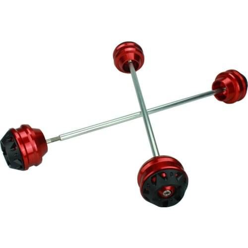 CNC Front & Rear Axle Fork Sliders Crash Protector For MT07 MT09 FZ09 R3 R25 MT25