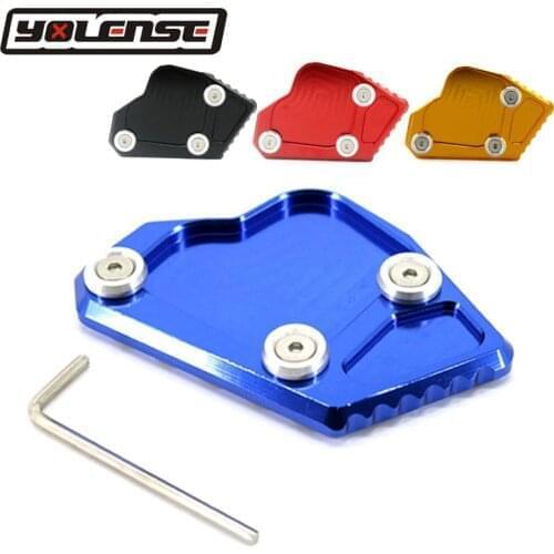 Motorcycle CNC Kickstand Foot Side Stand Extension Pad Support Plate Enlarge For BMW K1600GT K1600GTL K1600 GT GTL 2011 - 2015