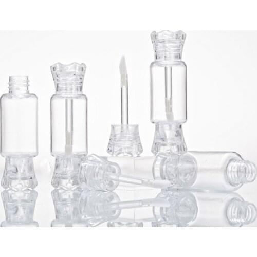 5Pcs Adorable Candy Shape Empty Lip Gloss Tube DIY Refillable Lip Balm Container