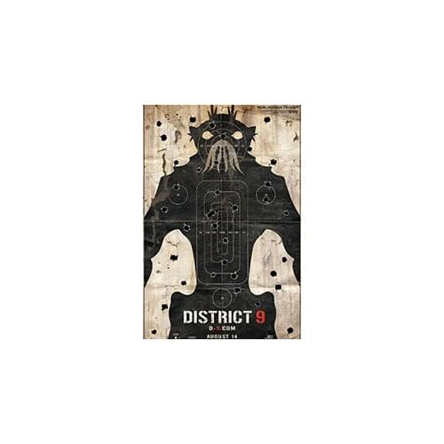 District 9 Sci-Fi Fantasy Movie Film Vintage Retro Decorative Frame Poster DIY Wall Canvas Stickers Home Posters Home Decor