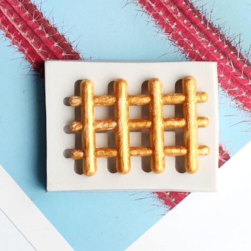 Fence silicone mold silicone Sugarcraft fondant tool Sugarcraft chocolate mold baking utensils