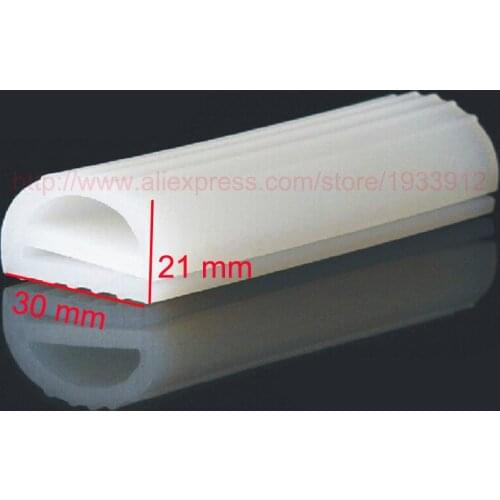 30 mm x 21 mm high temperature oven silicone e rubber seal strip weatherstrip