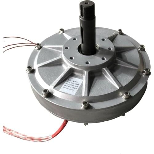Inner Rotor 5KW 2000RPM Axial Flux Coreless Permanent Magnet Generator AC 220V 380V