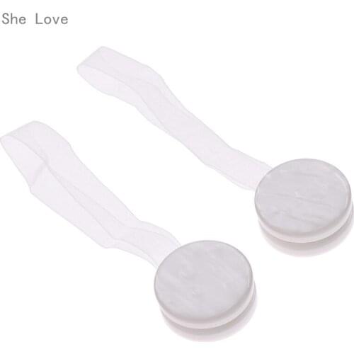 Chzimade 1 Pair Round Curtain Tieback Magnetic Curtain Holdback Home Curtains Accessories