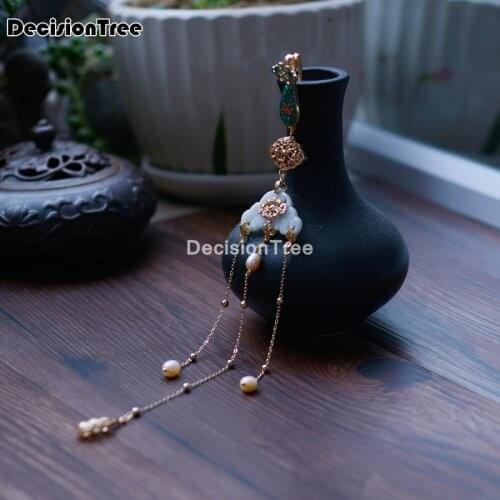 2021 ancient tassel pendant chinese style fan pendant hanfu decor cosplay accessories for women men gift accessories female