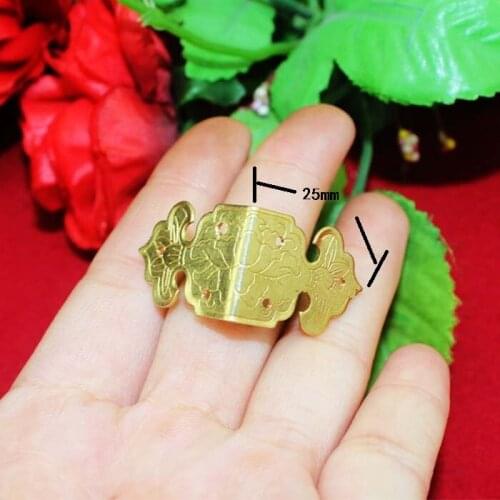 30PCS 25*17MM Gold Corner Bracket Book Decoration Piece
