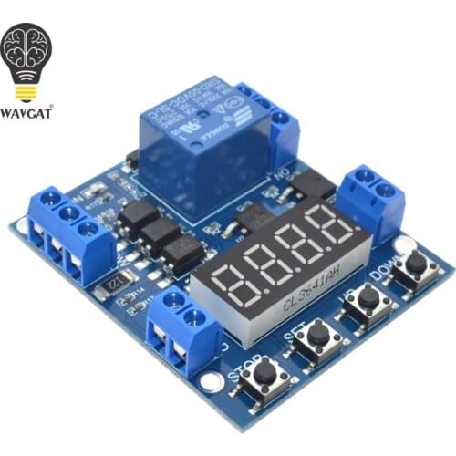 5V LED Display Digital Delay Timer Relay Control Switch Module Voltage Upper and Lower Limit Detection Cycle Timing Counting
