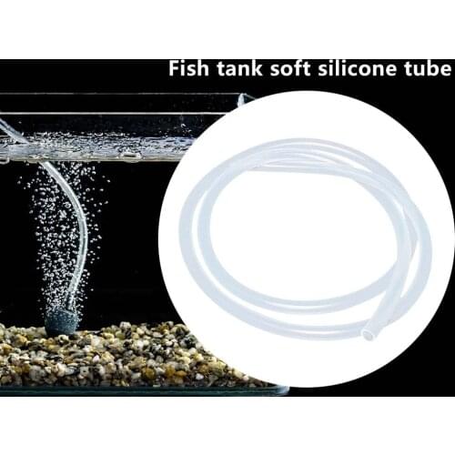 4*6mm Aquarium Oxygen Pump Hose Air Bubble Stone Aquarium Fish Tank Pond Pump Tube Soft Silicone CO2 Hose for Aquariums 2/4/10m