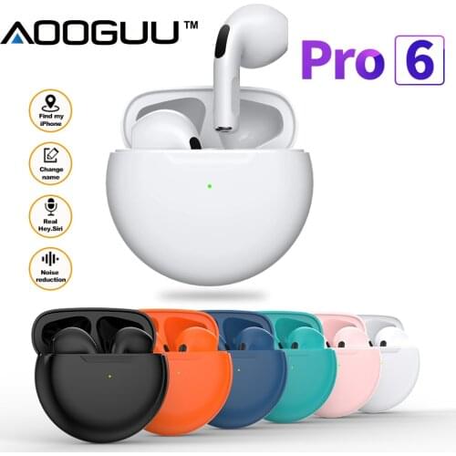 PRO6 TWS Wireless 5.0 Earphone Stereo Sound Music In-ear Earbuds For Android IOS Smart Phone