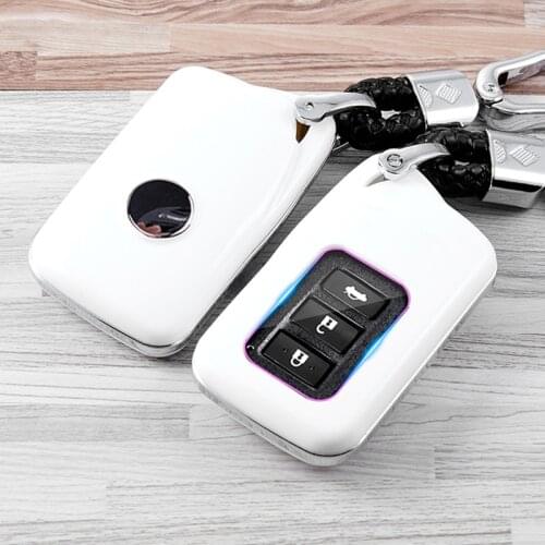 ABS Carbon Fiber Car Remote Key Case Cover For Lexus NX GS RX IS ES GX LX RC 200 250 350 LS 450H 300H Auto Parts