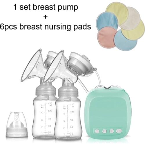 Double Breast Pump Bilateral Electric Breast Pump Silicone Manual Breast Pump Baby Breast Feeding Accessories