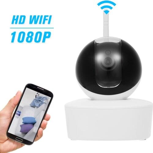 HD 1080P IP Camera Indoor Pan/Tilt WIFI IP Camera for Home/Baby/Pet 12pcs Infrared LED Light for CCTV Home Surveillance Security