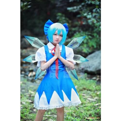 Touhou Project Cirno Cosplay Costume custom any size 11